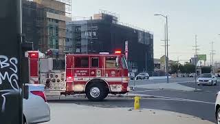 LAFD Engine 90 Responding