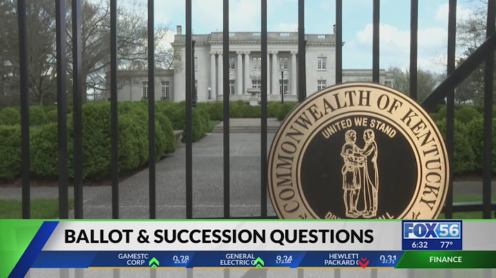 Kentucky elections chief clarifies Biden ballot confusion, line of succession questions