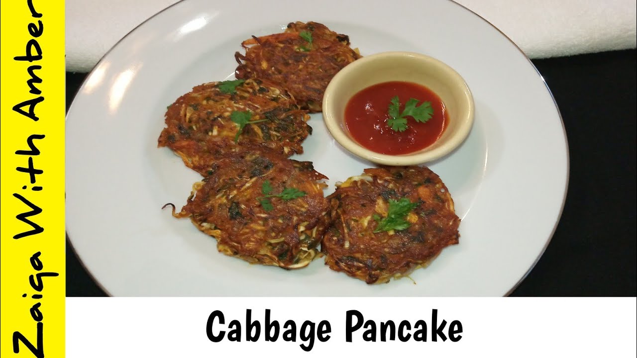 Indian Style/Spicy Cabbage Pancake Recipe/Quick Snacks/Healthy