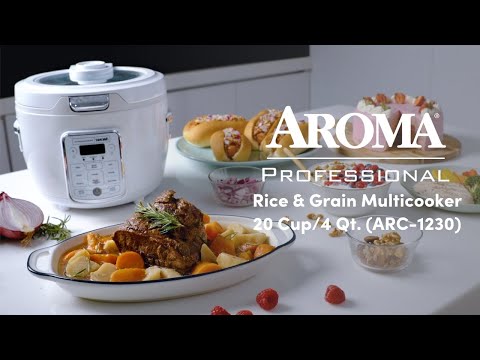 Aroma Professional 12-Cups Cooked 3 qt. 360 Induction Rice Cooker & Multicooker