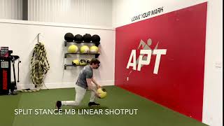 SPLIT STANCE MB LINEAR SHOTPUT