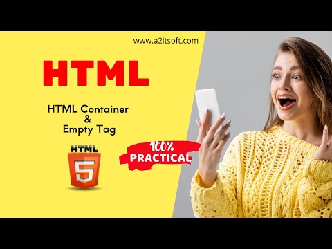 What is Container and Empty Tag in HTML | Container vs Empty Tag