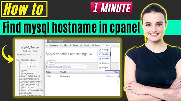 How to find mysql hostname in cpanel 2025