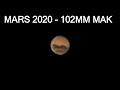 Mars at Opposition 2020 using a Skywatcher Starquest 102MC OTA