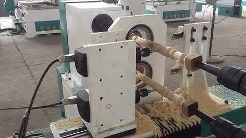 WS L1516 Double Spindle Double Axis CNC Woodworking Lathe Machine