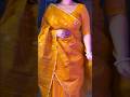 🔥😍SARASWATI PUJOR YELLOW DHAKAI JAMDANI READY BLOUSE 💛 #saree #fashionstyles #viral #dhakaijamdani