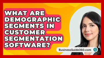 What Are Demographic Segments In Customer Segmentation Software? - BusinessGuide360.com