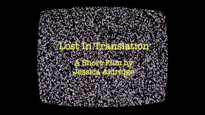 Lost In Translation (2016) by Jessica Aldridge