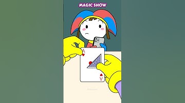 Fixed!?😱Jax & Pomni Easy Magic Trick Tutorial Animation 17 #sigma #tricks #magic #tutorial