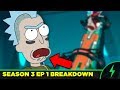 RICK AND MORTY 3x01 In-Depth Analysis & Breakdown (Every Joke You Missed!)