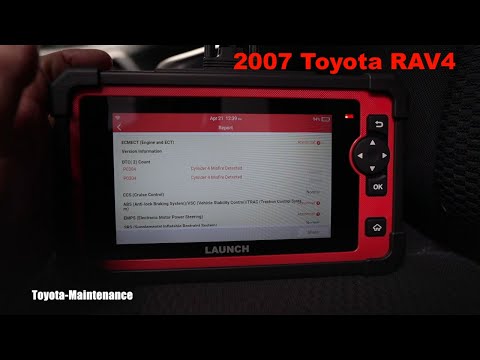 Toyota RAV4 Check Engine, VSC, 4WD Light ON