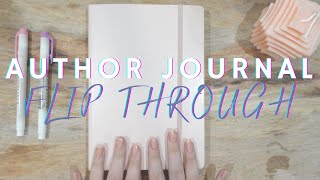 Author Journal Flip Through // A Writer's Bullet Journal (Chatty)