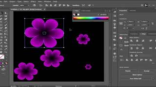 Illustrator Tutorial : How To Create simple Beautiful Floral Vector in Illustrator Using Blend Tool