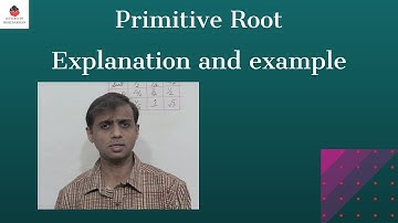 Primitive Root - Cryptography | Number Theory