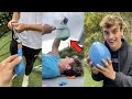Extremely Satisfying Multi-Layer Balloon Pop!! 🎈😳 - #Shorts