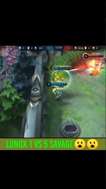 Story Wa Lunox 1 Vs 5 Savage 😮😮 | Mobile Legends: Bang Bang