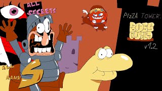 Pizza Tower Boss Build v1.2 - Full Playthrough (ALL S RANKS)(ALL SECRETS)