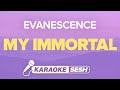 Evanescence  my immortal karaoke