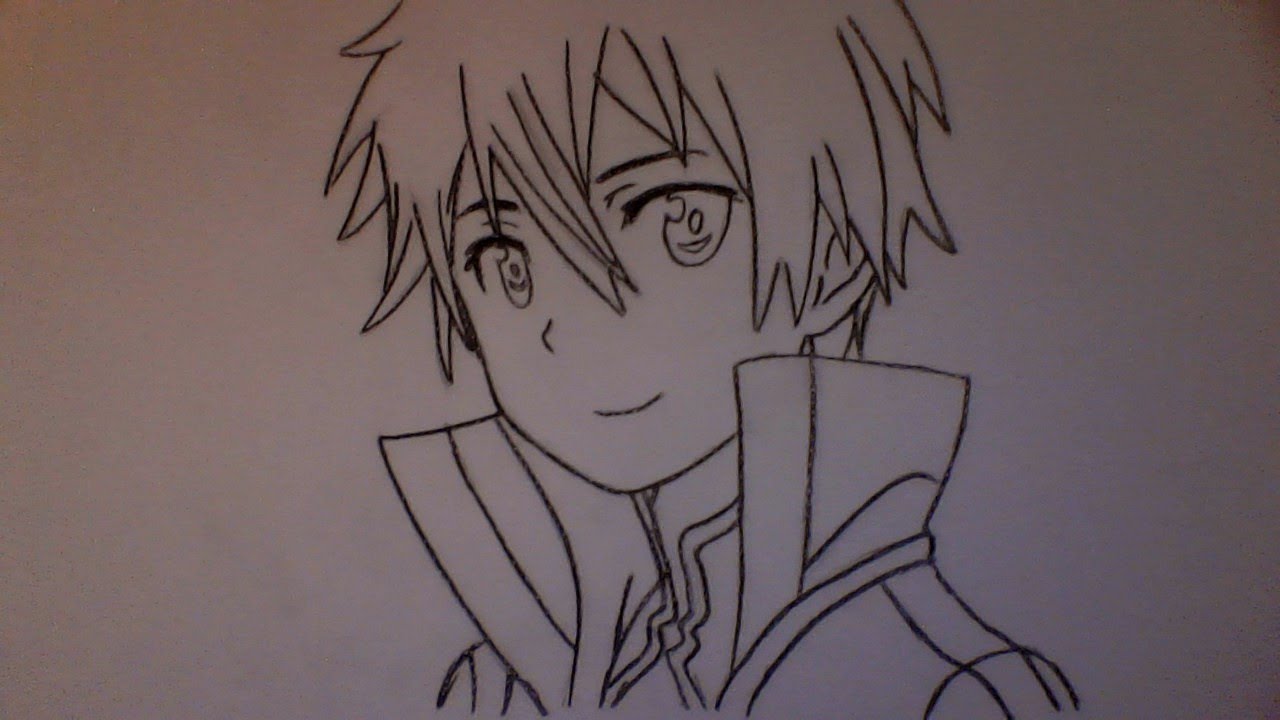 How To Draw  Kirito From Sword Art Online  Kazuto Kirigaya 