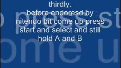 how to reset a action replay.