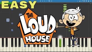 How to play The Loud House Theme - EASY Piano Tutorial chords