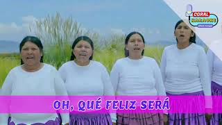 Video thumbnail of "Viene Jesús  Karaoke | Coral Redención"