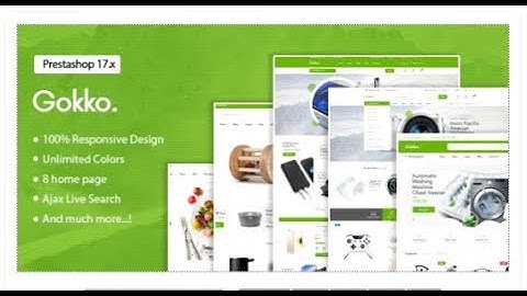 Gokko - Responsive Prestashop 1.7 Theme | Themeforest Templates