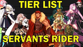 Mejores Servants Clase Rider-Tier List