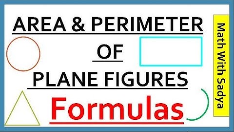2. Area and Perimeter of Square, Rectangle, Triangle, Circle and Semi-circle