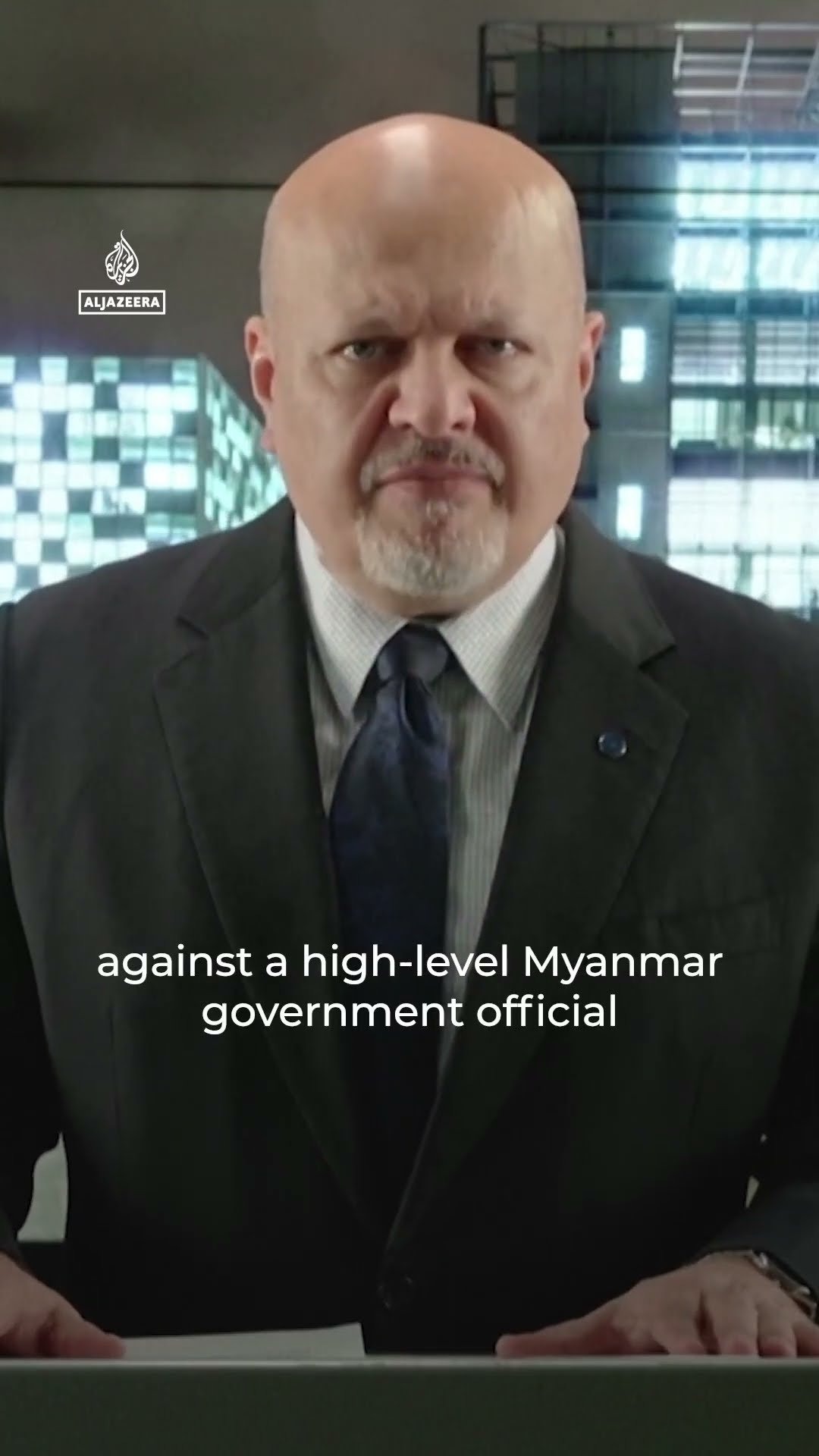ICC prosecutor seeks arrest warrant for Myanmar military leader | AJ#shorts