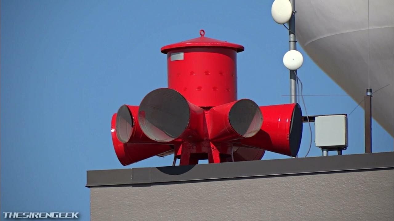 Sentry 10V Tornado Siren Test Alert x2 Lomira (Dodge Co.), WI YouTube