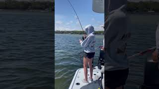 Summer catching her first trout #destinflorida