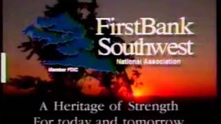 First Bank Southwest ad, 1990s