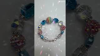 All The Sparkle’s Bracelet w/ Softfle’s Double Rainbow Kit #softflexcompany #double rainbow #beads