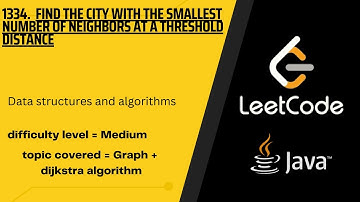 1334. Find the City With the Smallest Number of Neighbors at a Threshold Distance