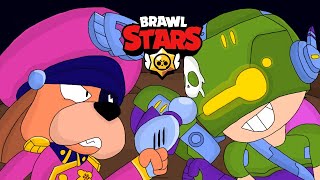 RUFFS VS PENNY IN SPACE BATTLE - Brawl Stars animation