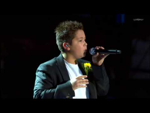 12-year-old Shaheen Jafargholi singing "Who's Loving You" at the Michael Jackson Memorial in the Staples Center, Los Angeles, Tuesday 7th July 2009, in front of an estimated global TV audience of one billion people.
