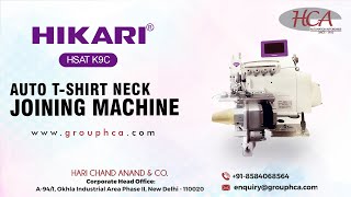 Auto T-Shirt Neck Joining Machine Hikari Hsat-K9C Hca