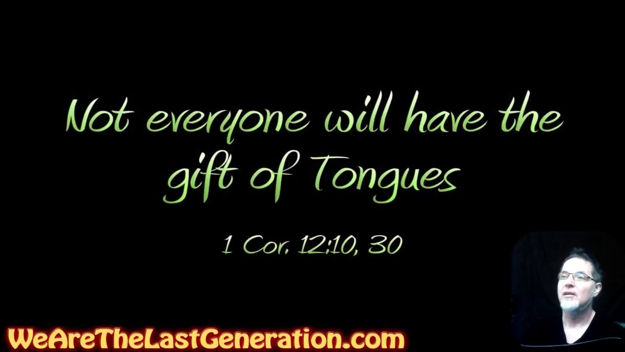 Speaking in Tongues Bible Study YouTube