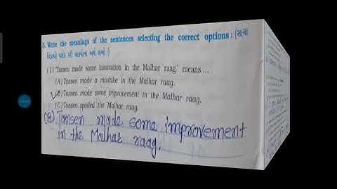 std 8 English Unit 2 LMBB - Learn more be brighter (સ્વા.પોથી કાર્ય, Que- 2,3,4)