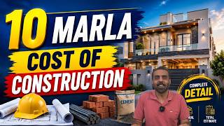 10 Marla Construction Cost Per Square Feet in Pakistan