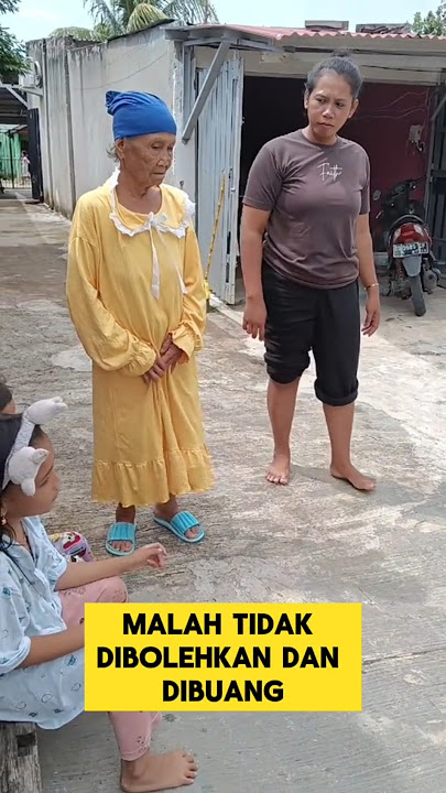 momen sedih ketika nenek kasih makanan sama cucu nya di buang menantunya ‼️ #sedih #nenek #menantu