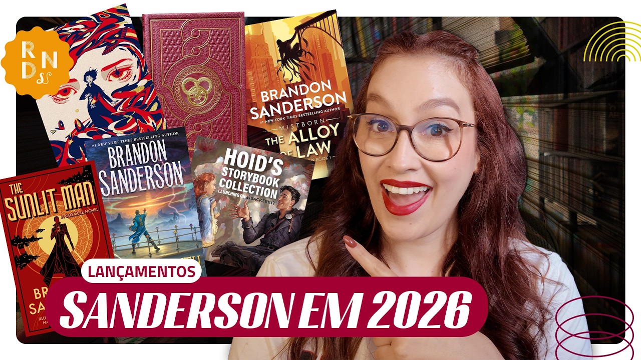 LANÇAMENTOS DO SANDERSON PARA 2026