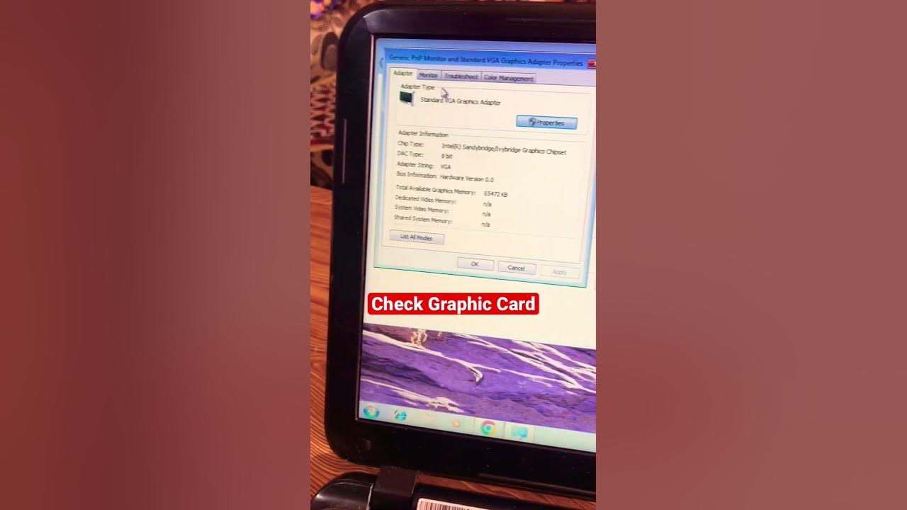 How to check graphic card in laptop youtube