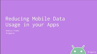 Reducing Mobile Data Usage in your Android Apps screenshot 4