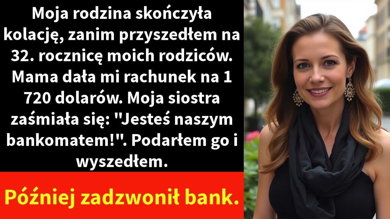 Siedziałam przy stole rodziców, patrząc, jak Tessa zachwyca wszystkich swoim awansem. Mama i tata pochylali się ku niej z dumą, a ja wyprostowana jak struna udawałam, że to mnie nie boli. Wzięłam...