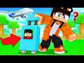 Me ESCONDI na MALA do Meu Amigo para TROLLAR Ele no Minecraft
