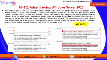 Microsoft 70 411 Exam   part 1