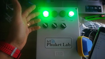 ประกอบตู้คอนโทรลรดน้ำต้นไม้ด้วยบอร์ด IoT I4O4 Full Options มีระบบป้องกันปั๊มน้ำเสียหาย