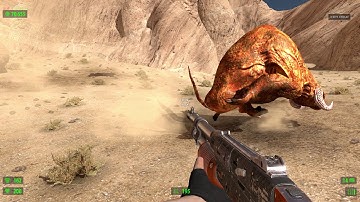 Serious Sam TFE HD - Arch Linux, Wine 5.10, DXVK 1.7